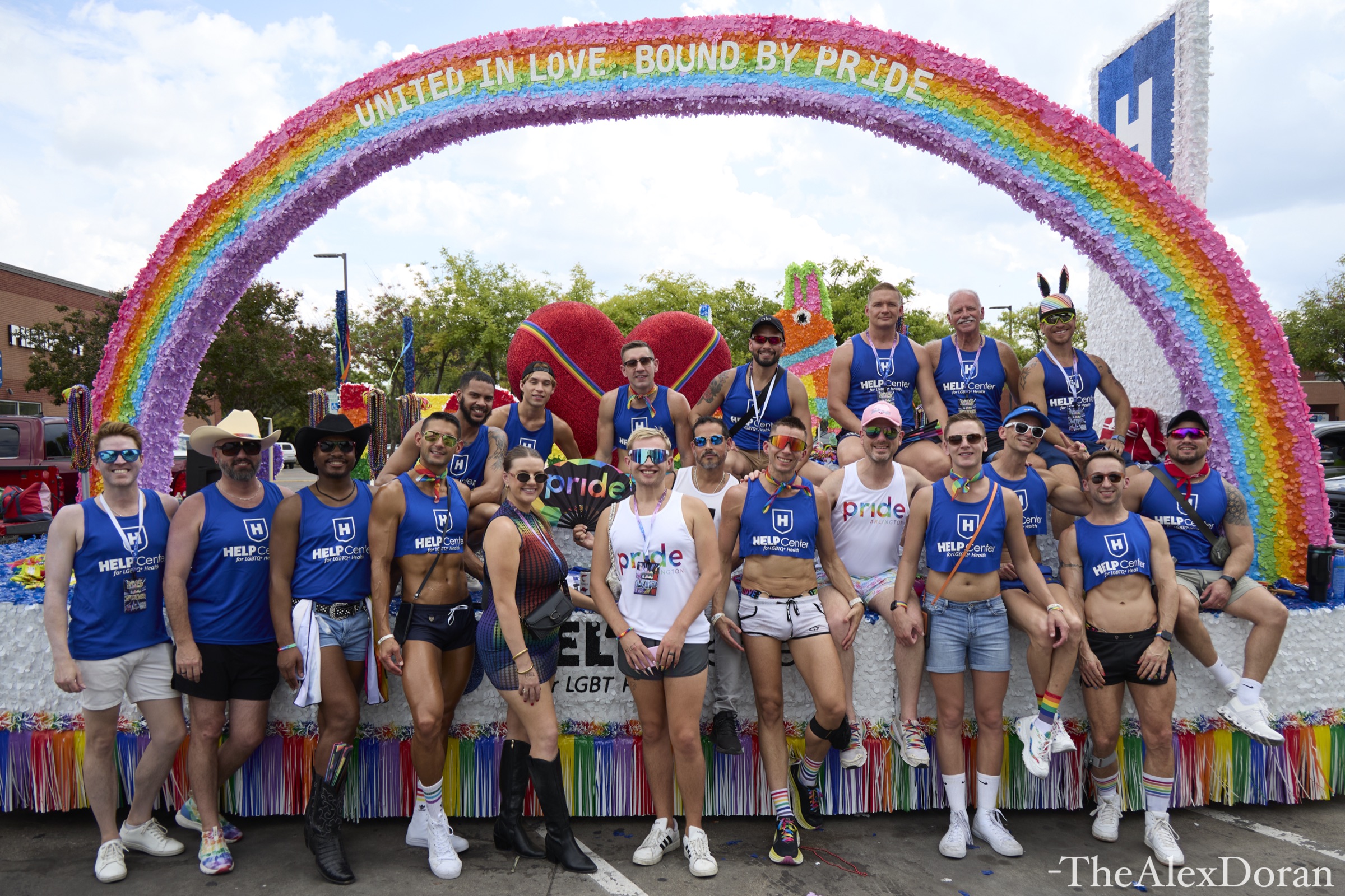 Pride in Dallas community celebration on Cedar Springs