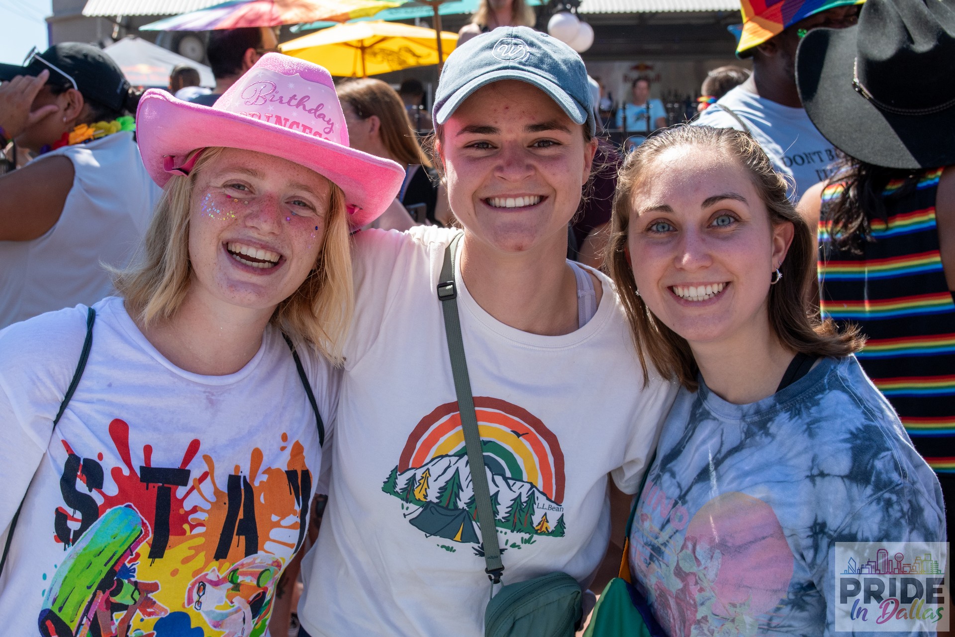 Pride in Dallas volunteers at a community event